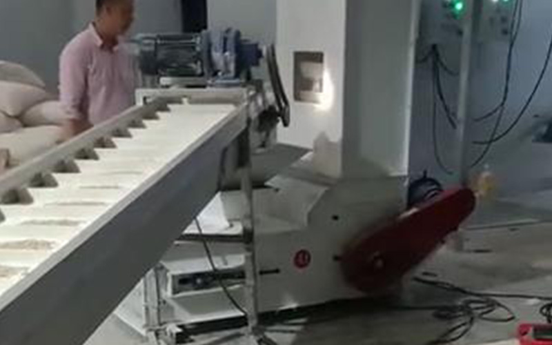江蘇HYZD-2L 貓砂 5.5米高Z型提升機客戶現場